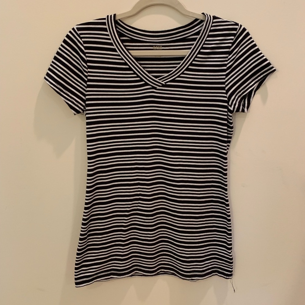 a.n.a Striped Modal Tee